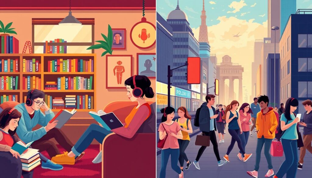 Audience preferences in audiobooks and podcasts